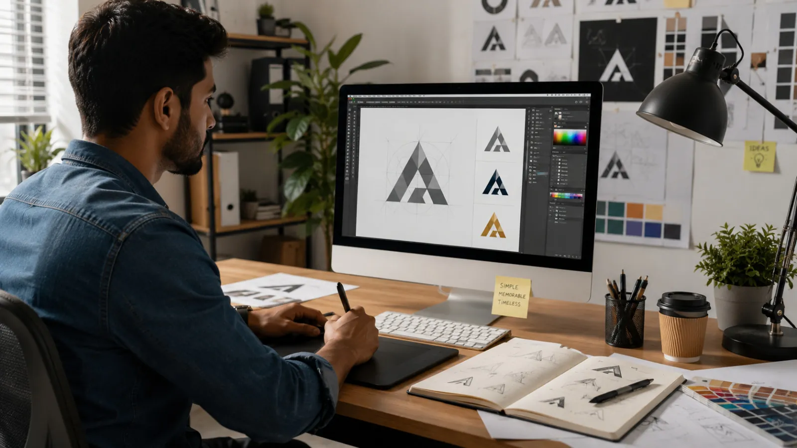Professional logo design process