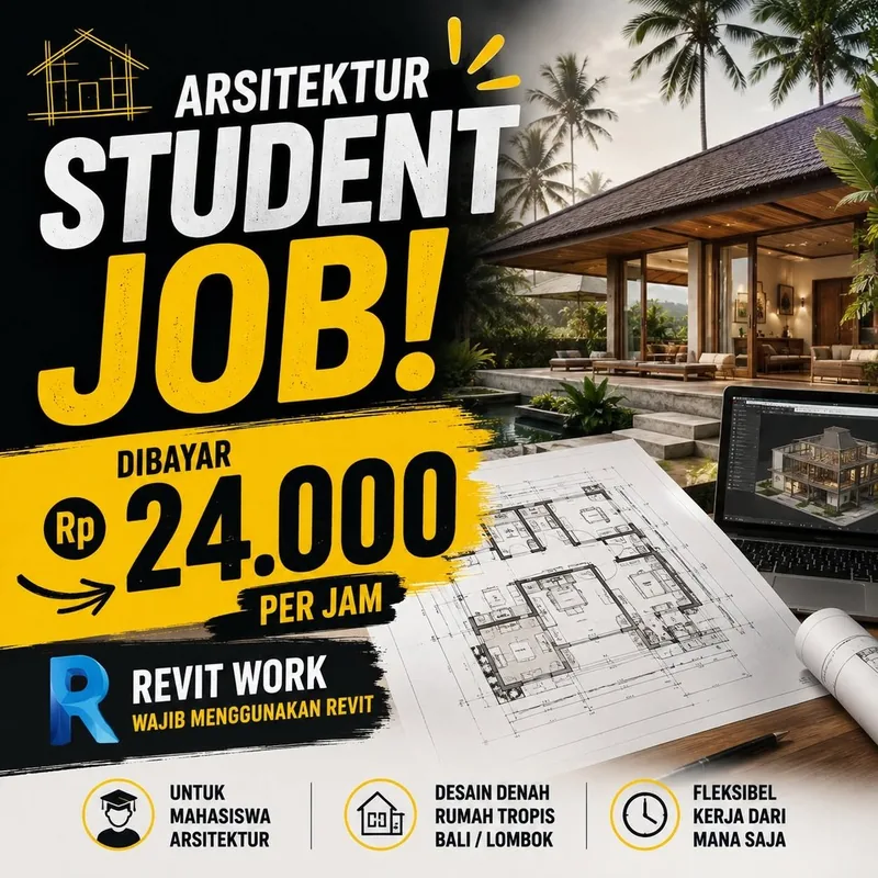 Social media graphic design — studentenbaan architectuur